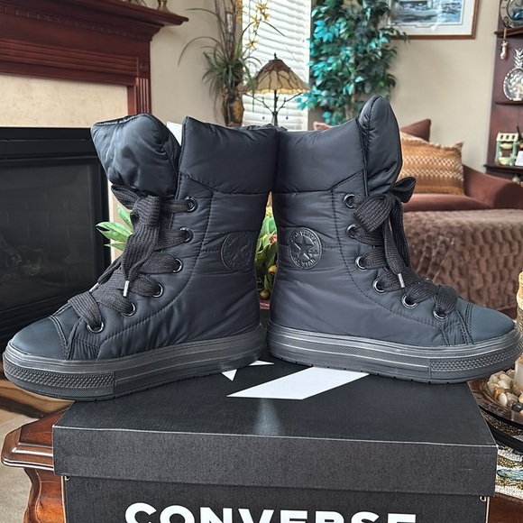 Brand New Converse Chuck Taylor All Star Elements Boot X-Hi Top Black Lace Up - Picture 3 of 16